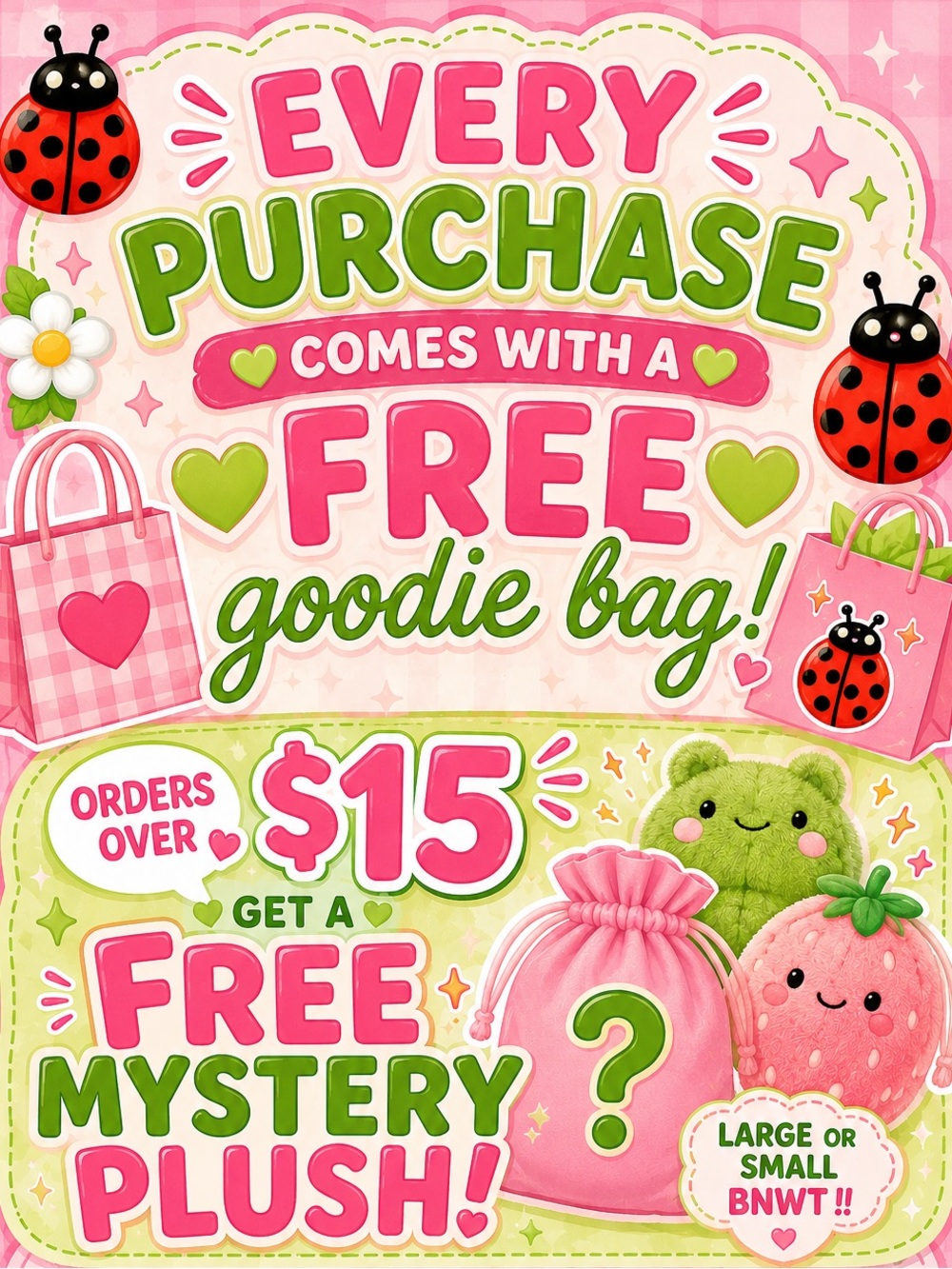 🐞🎀 FREEBIES ARE BACK! 🎀🐞